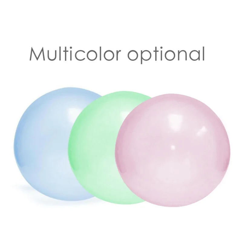 

NEW Transparent Bounce Balloon Colored Round Balloons For Decorations Children's Outdoor Activities