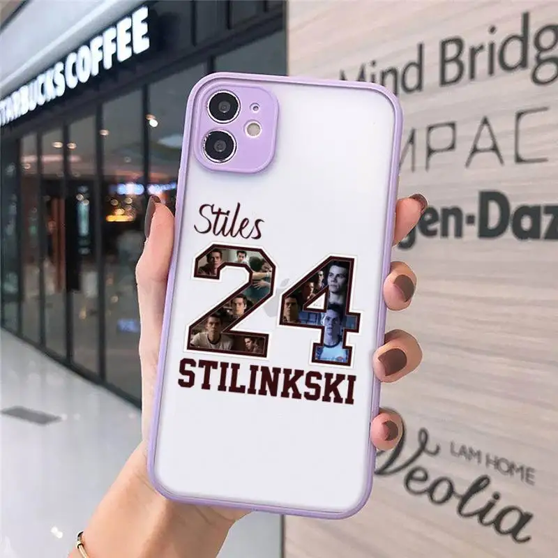 

Teen Wolf Stilinski 24 luxury Phone Case shell matte transparent For iphone 7 8 11 12 plus mini x xs xr pro max cover