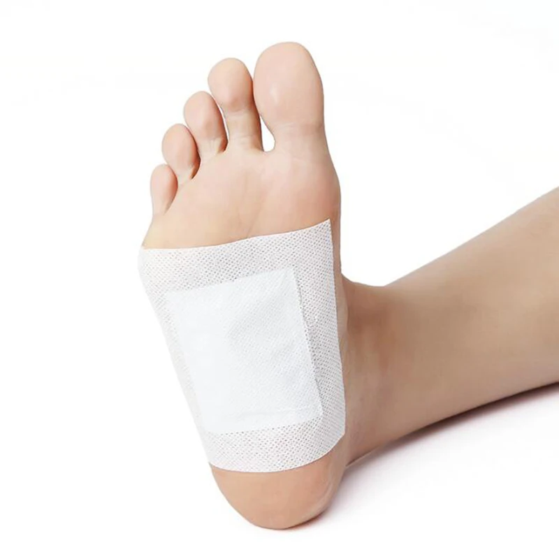 Детоксикация бамбуковый уксус Подушечка для ног токсин похудения очищающее