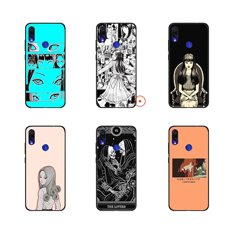 Мягкий силиконовый чехол Junji Ito для Xiaomi Redmi Note 8 7 6 5 Pro 4X 5A |