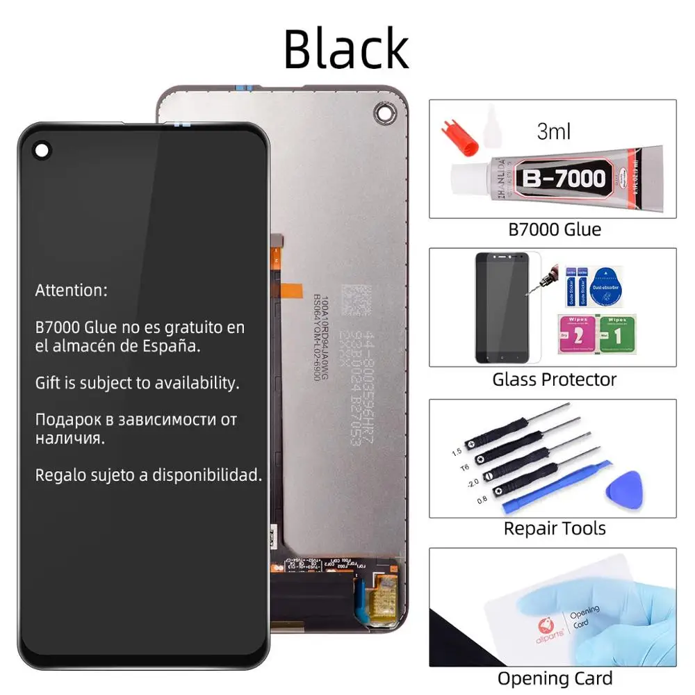 ЖК-экран для samsung Galaxy A8S A9 Pro ЖК-экран и сенсорный экран дигитайзер с бесплатным инструментом - Color: Blcak No Frame
