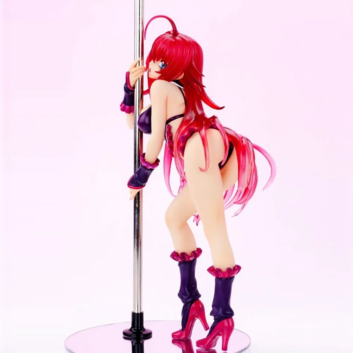 

30cm High School DxD Sexy Rias Gremory Pole Dance Action Figures Anime New brinquedos Collection Model New Free shipping