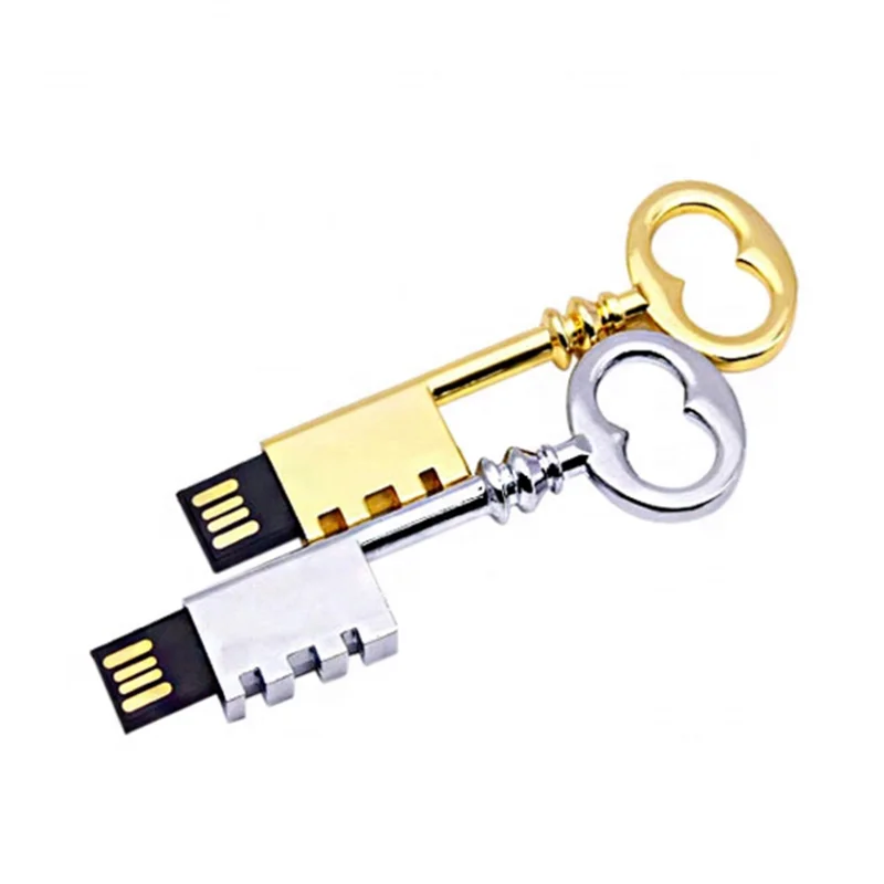Металлический Ретро ключ 2 0 флэш карта памяти накопитель (Может Пользовательский