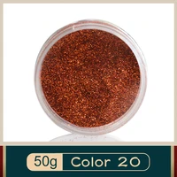 no 20 glitter pigments for acrylic glittery paints christmas decoration ceramic glass nails crafts chrome christmas 50g