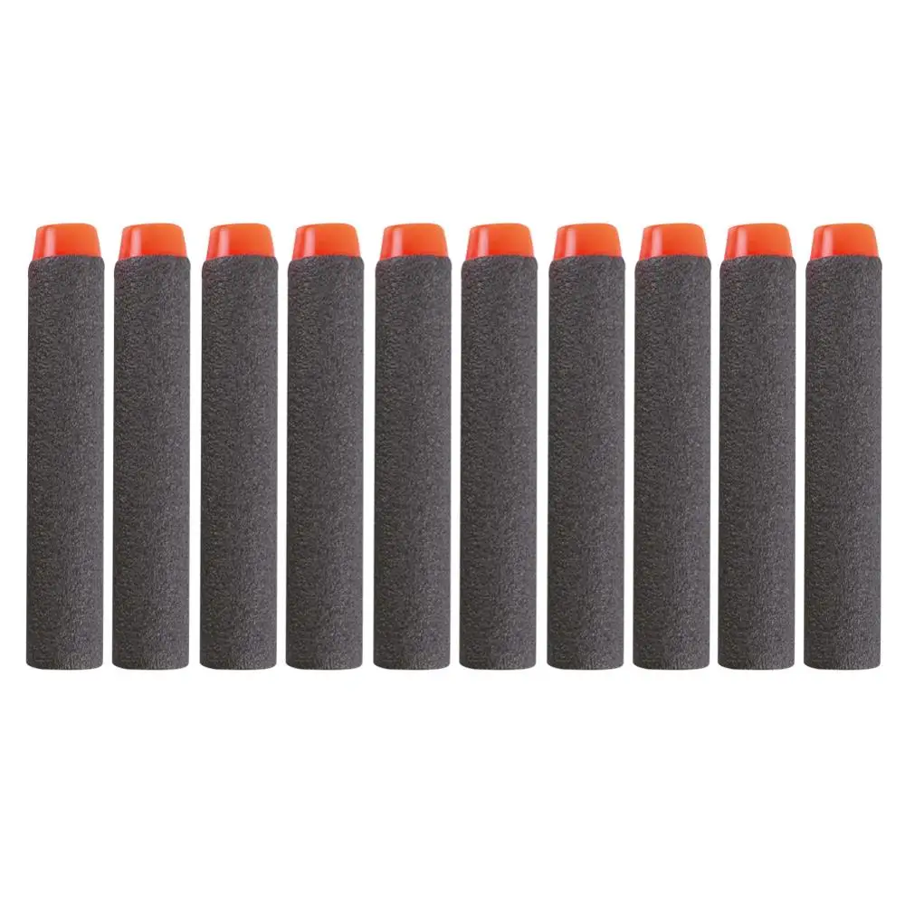 100pcs Black Новинка 100 шт для пуль Nerf EVA Мягкая головка 7,2 см заправка пули дротики для Nerf аксессуары для игрушечного пистолета для Nerf бластеров Прямая поставка - Цвет: 100pcs Black