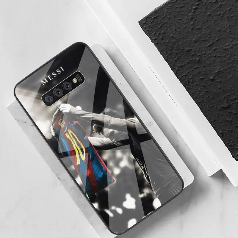 

Lionel Messi Phone Cases Tempered Glass For Samsung S6 7 8 9 10 20 Plus Ultra Note8 9 10 10pro