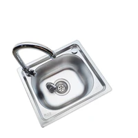 kitchen sink stainless steel single kitchen sink drain pipe wash basin set pf92701