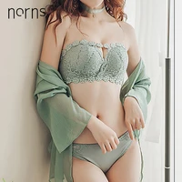 norns new sexy intimates bra set wire free underwear lace lingerie push up strapless bralette comfortable bra and panty sets