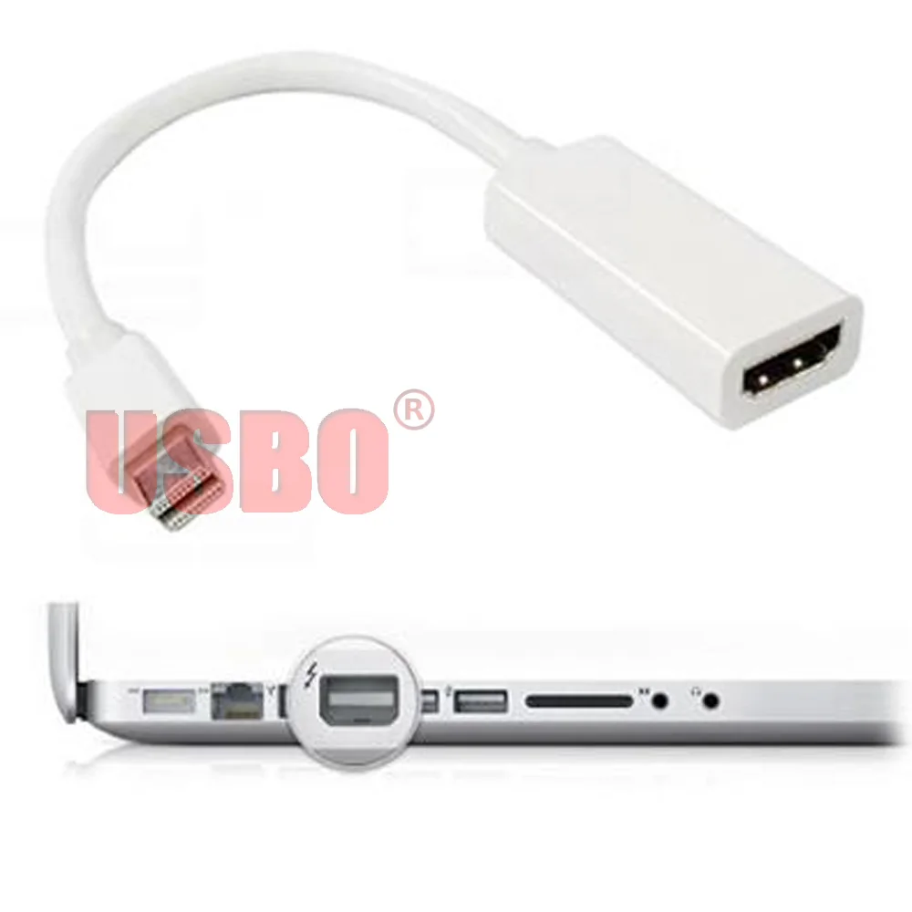 Высококачественный черный белый 0 1 м интерфейс Thunderbolt для передачи данных HDMI