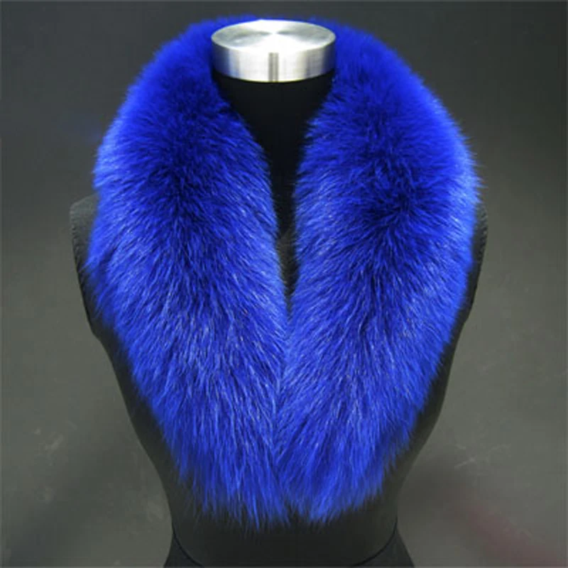 Женский шарф из натурального Лисьего меха зимний теплый с воротником 100% модные