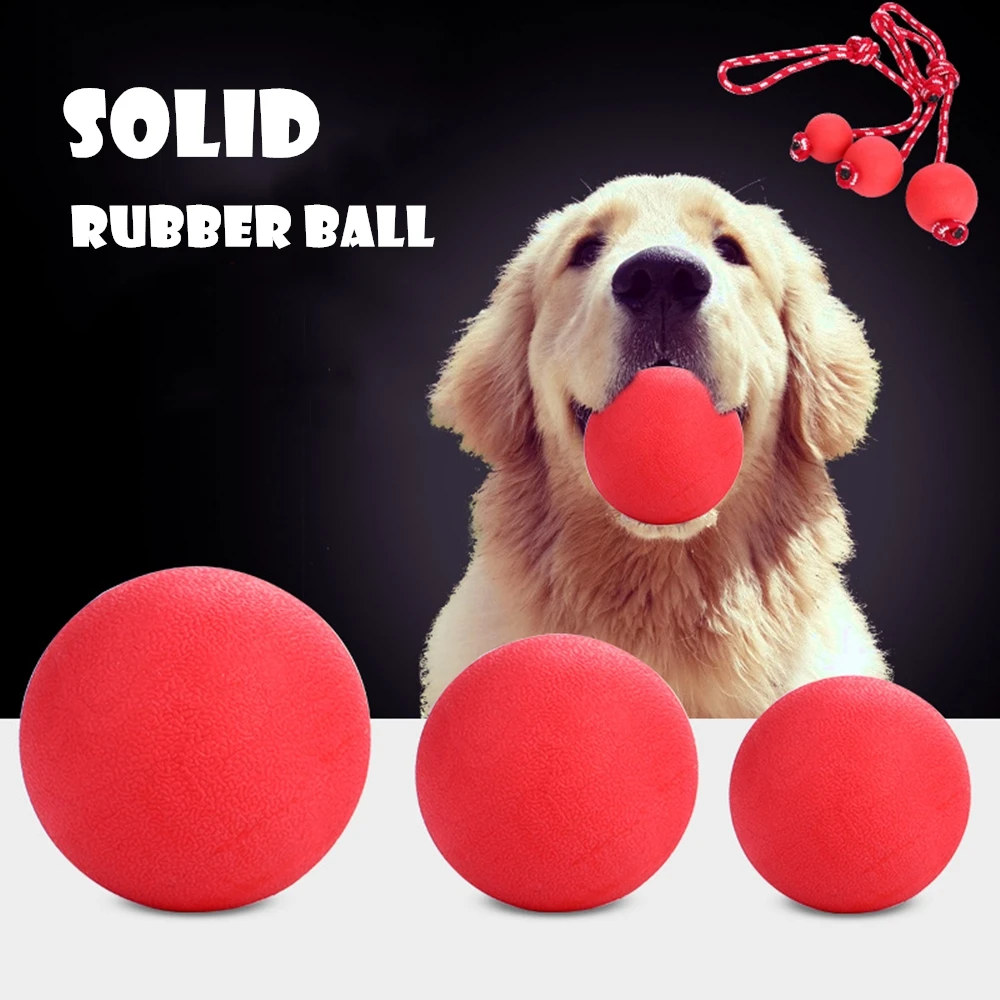 

Pet solid rubber toy ball, pet rubber toy, pet molar toy, pet training interactive toy, pet equipment, bite resistant toy ball
