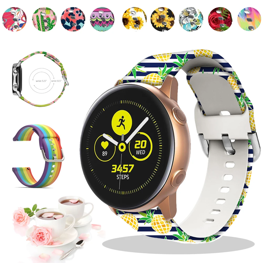 

Силиконовый мягкий ремешок для Samsung galaxy watch 42 46 мм Смарт-часы носимый браслет для Galaxy Watch Active/huawei GT 2E ремешок