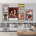 Винтажный итальянский боксерский плакат Reprint of a 1941