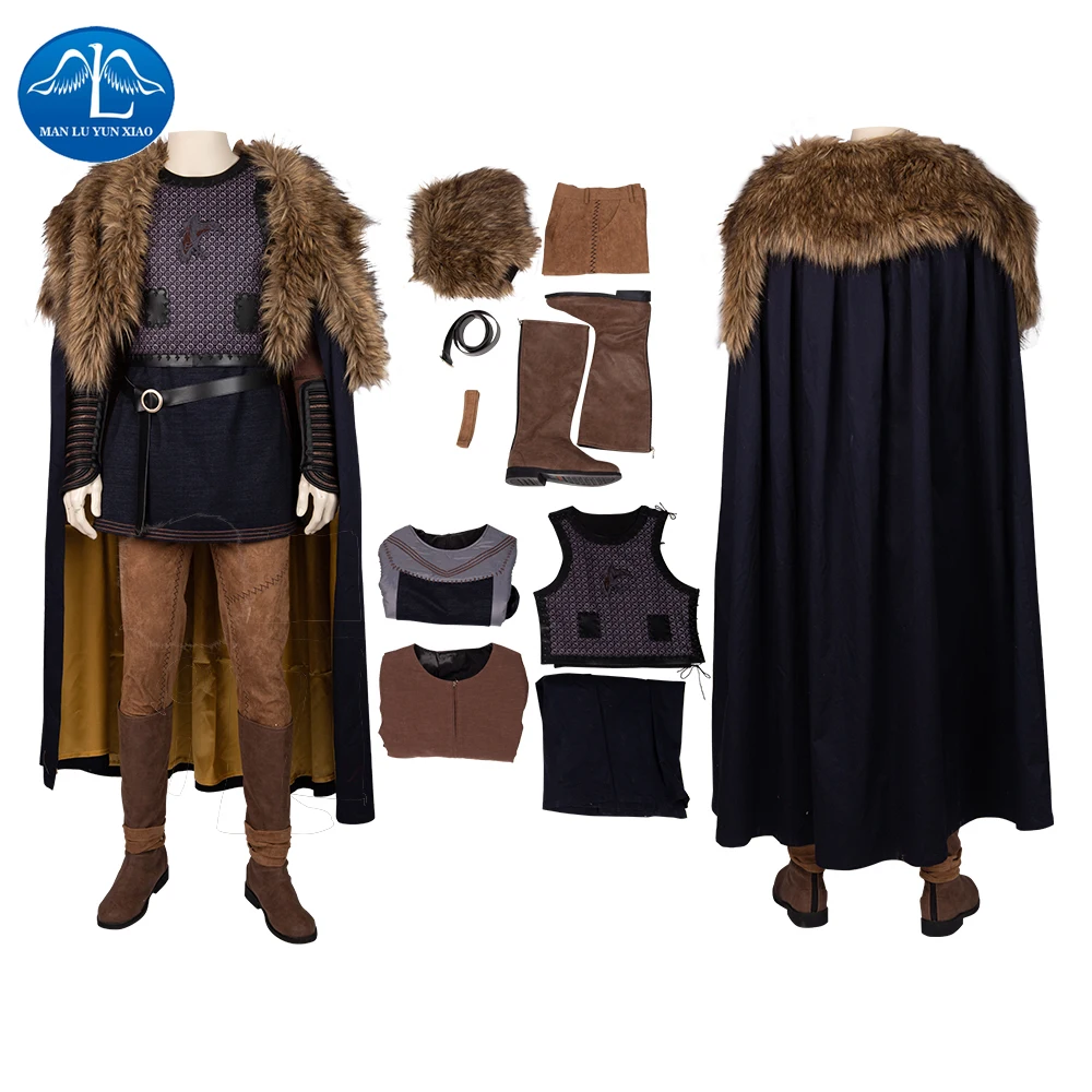 Manluyunxiao Ragnar Lothbrok Косплей Хэллоуин костюмы для детей мужчин взрослых Викинги