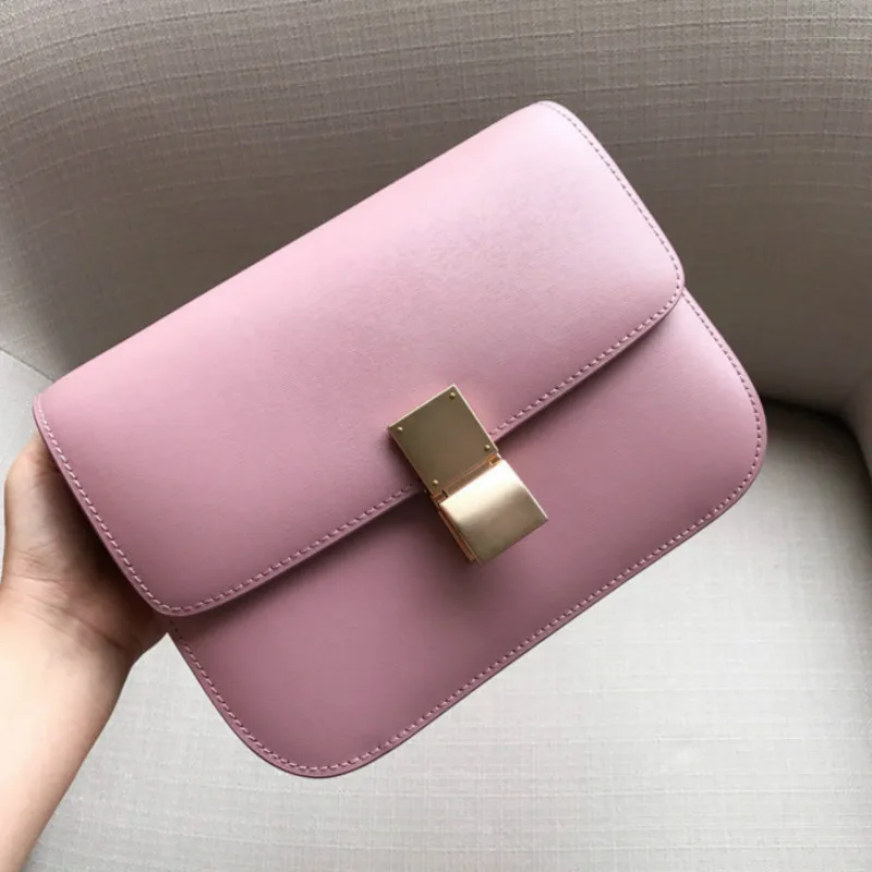 

Роскошная классическая женская сумка-тоут, модная розовая дамская сумочка на плечо из натуральной воловьей кожи, саквояж на плечо для покуп...