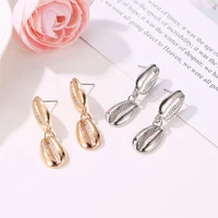 trendy goldsilver metal drop dangle earrings for women claw shape vintage metal earring statement female unique jewelry party