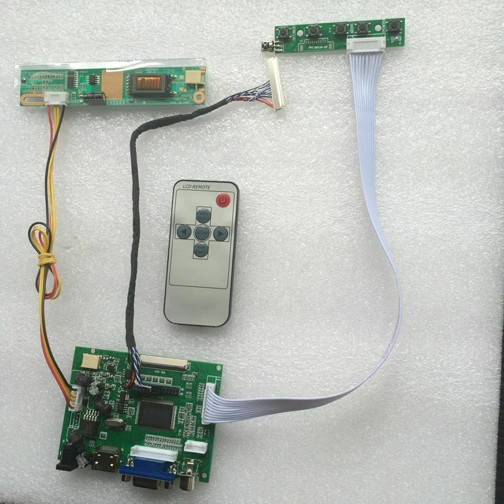 Latumab HDMI + DVI VGA ЖК-контроллер для светодиодной панели | Компьютеры и офис