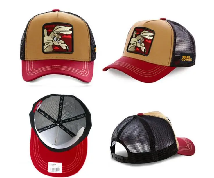 Бренд Аниме Бэтмен Snapback кепка хлопок бейсбольная кепка для мужчин и женщин хип хоп папа сетчатая шапка Дальнобойщик Кепка гоночная шляпа