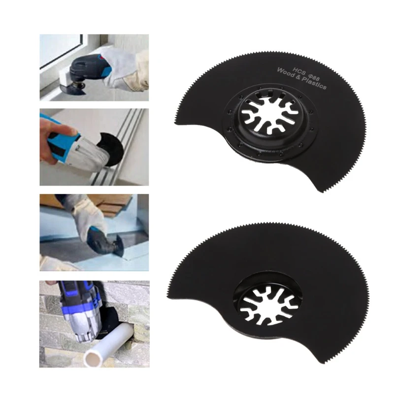 

88mm HCS Segment Oscillating Multi Cutter Saw Blade For Fein Bosch Makita MOLC