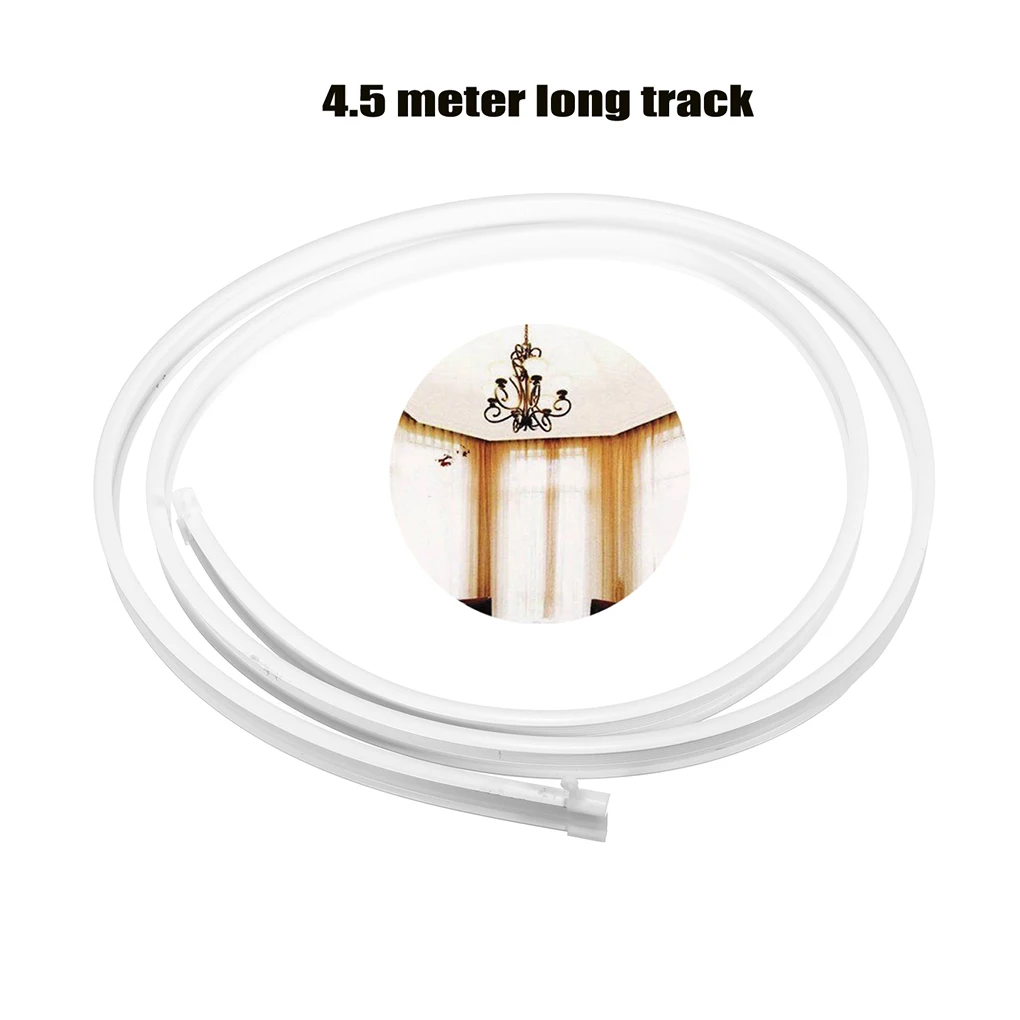 Регулируемая изогнутая мини-штора Прочная гибкая штора 450 см | Дом и сад