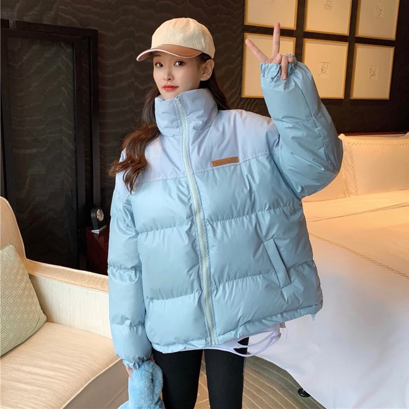Осеннее пальто в Корейском стиле 2021 новая модная одежда с хлопковой подкладкой и