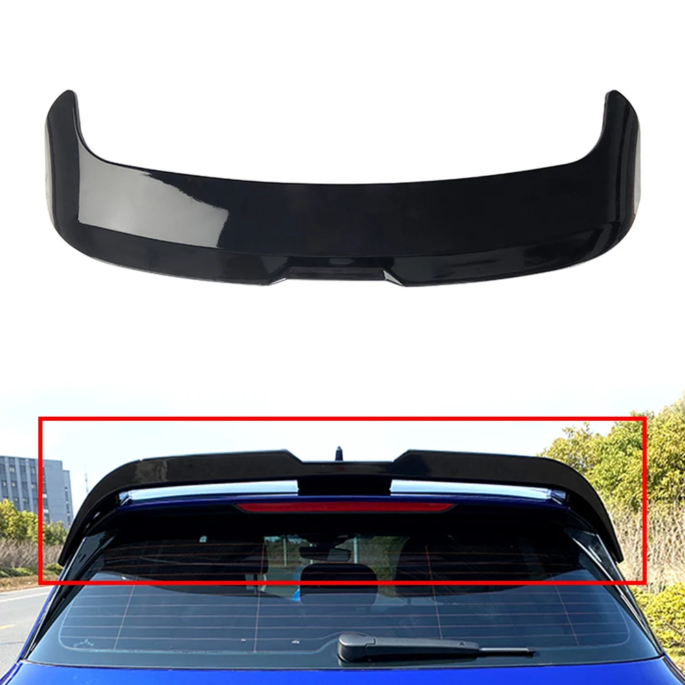 

1pcs Rear Roof Spoiler Window Wing trim kits For Volkswagen VW Golf 8 MK8 2020-2021 Car Accessories ABS Plastic