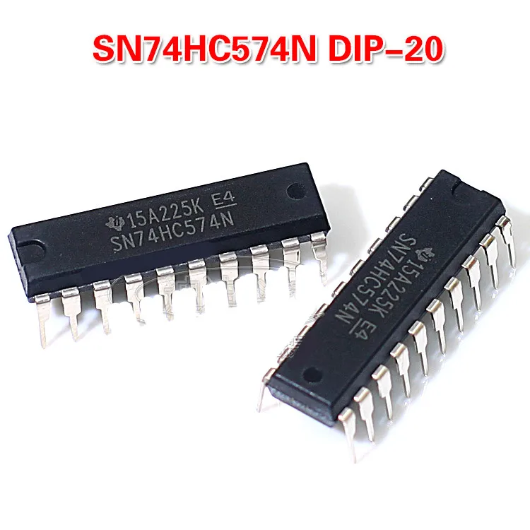 1 шт. абсолютно новый и оригинальный Sn74hc574n Dip-20 D триггер прямой штекер Ti |