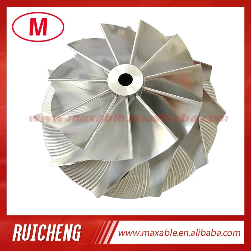 K16 59.00/78.00mm 11+0 blades Reverse high performance turbocharger billet/milling/aluminum 2618 compressor wheel | Автомобили и