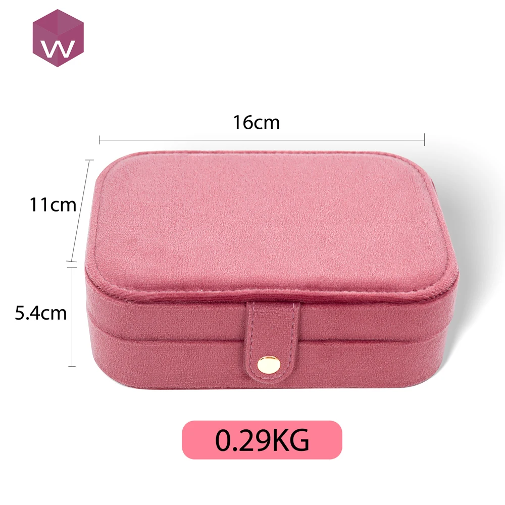 Ring Earring Necklace Jewellery Case Travel Jewelry Box Leather Jewelry Organizer