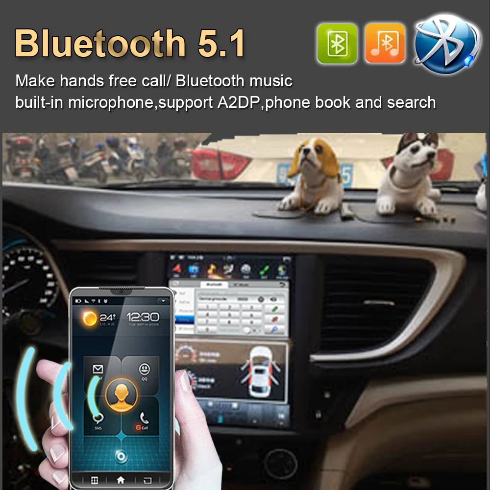 Автомобильный GPS-навигатор на Android 9 0 в стиле Тесла для Opel Astra K 2016-/Buick Excelle