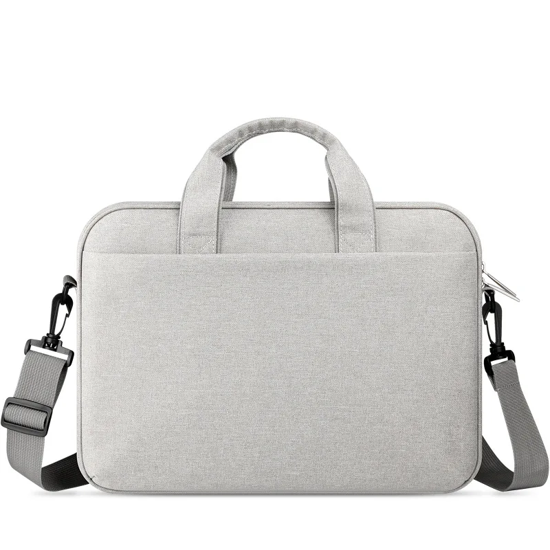 light grey Применимо к для Apple для Dell ASUS 11/12/13,3/14/15,6 дюймов противоударный сумка на одно плечо сумка для ноутбука обувь для мужчин и женщин - Цвет: light grey