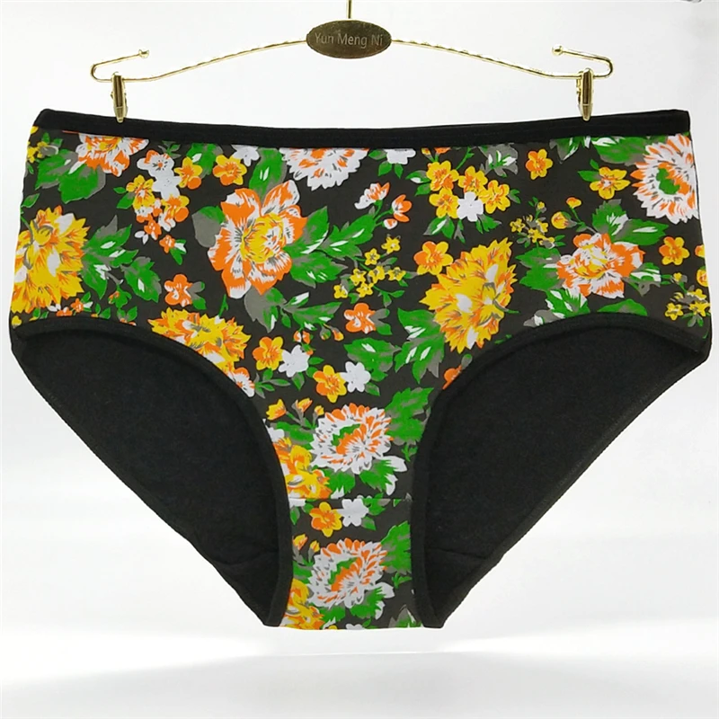 Женское нижнее белье женские трусики лот сексуальное бикини с принтом хлопковые