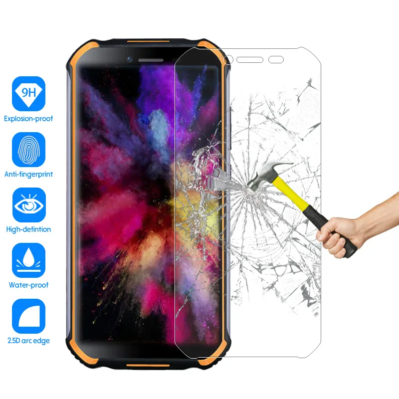 2PCS For Doogee S68 S90C S90 S95 Pro Tempered Glass Protective N20 Y9 Plus S40 S55 Lite Screen Protector  Film Cover