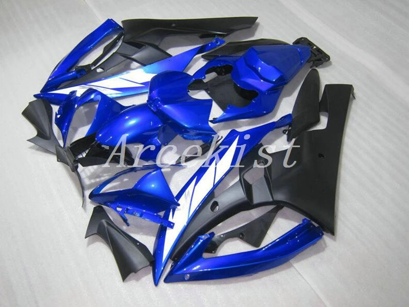 

Новый ABS литья под давлением мотоцикл весь обтекатель комплект подходит для YAMAHA YZF-R6 2006 2007 R6 06 07 на заказ черный синий белый