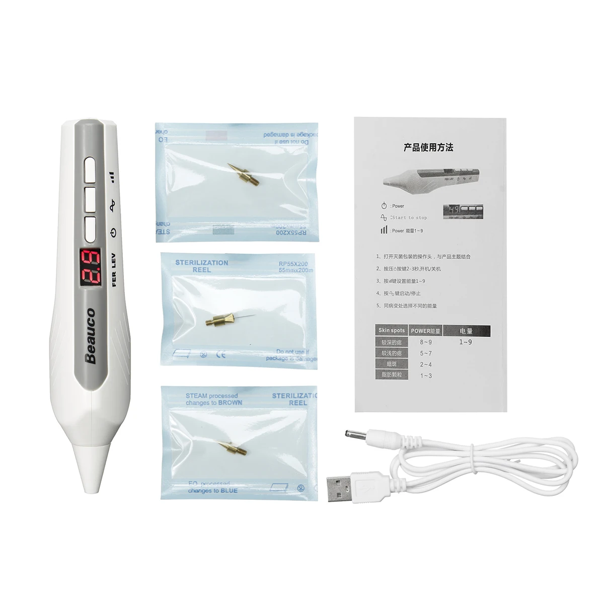 

Fibroblast Plasma Pen for Face Eyelid Lift Wrinkle Removal Spot Removal Plasmapen Skin Lift Usb 4 Files Adjustable 2019 Newest