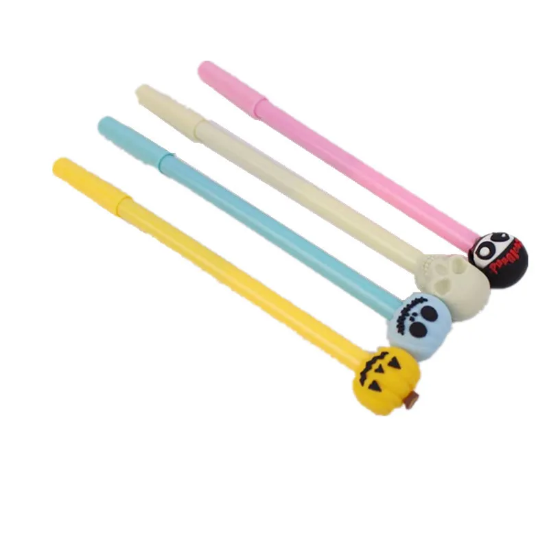 Cena 20 Sztuk Długopis Kreatywny śliczne Dyniowa Głowa Długopis żelowy Styl Halloweenowy Papiernicze Hurtownia Uczeń Z Czarnym Wkładem Canetas Atacado