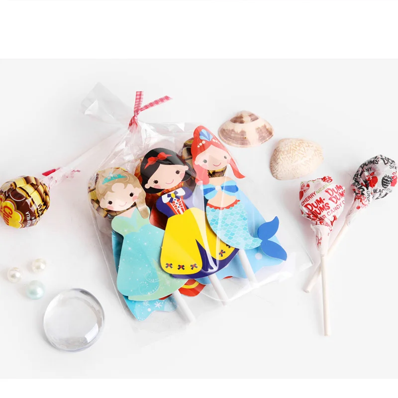 Бумажные аксессуары ручной работы с русалочкой для мальчиков вечерние леденцы