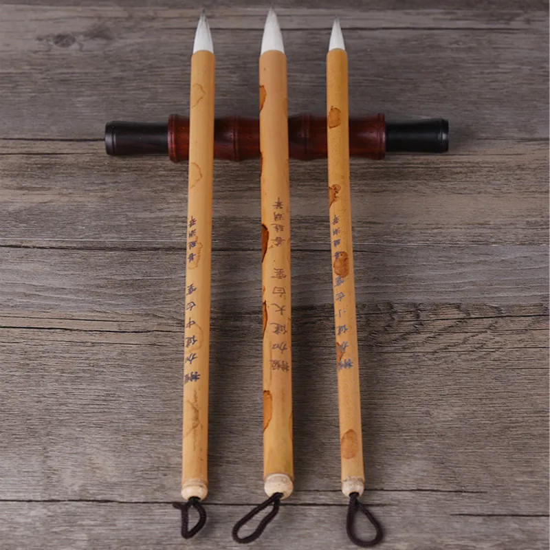 3PCS/Set Chinese Writing Brushes White Clouds Woolen Multiple Hair Calligraphy Brush for Painting Practice | Канцтовары для офиса