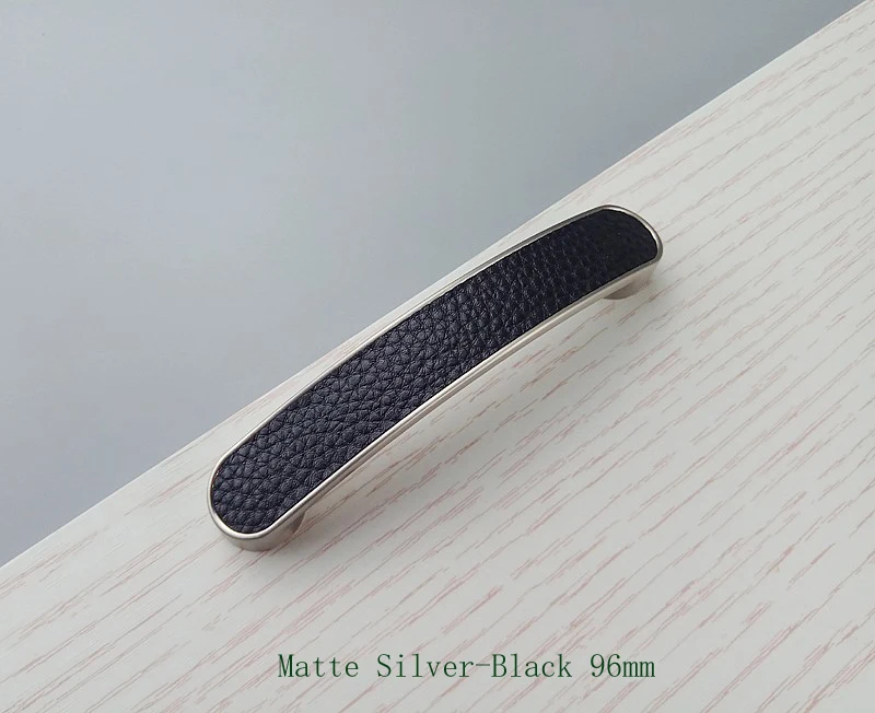 Цинковый сплав кожаные ручки Золотая мебель фурнитура кухонный ящик для шкафов