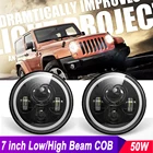 2 шт. 7-дюймовые светодиодные фары с кольцевым галогенным сигналом поворота для Lada Niva Urban 4X4 Suzuki Samurai для Jeep Wrangler Off Road