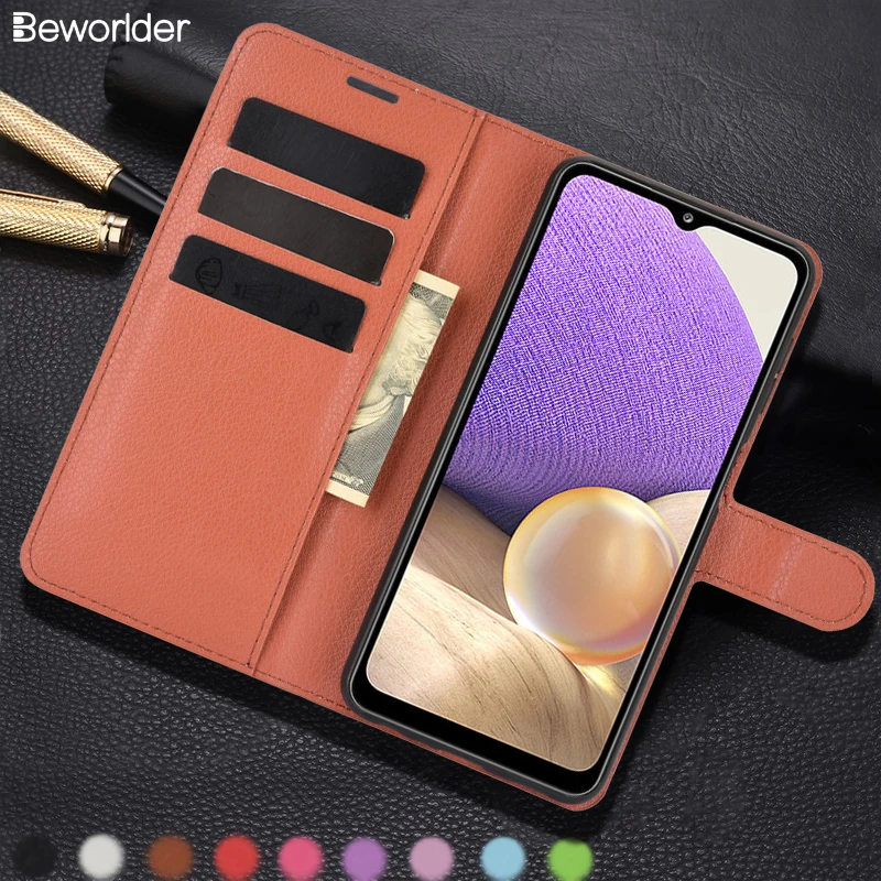 

Чехол-книжка из искусственной кожи для Samsung Galaxy A22 A32 4G 5G A52 A72 A82 A02 A12 A42 A02S A52S