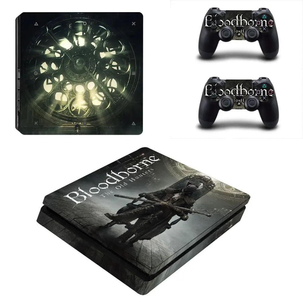 Bloodborne PS4 Slim Stickers Play station 4 Vinyl Skin Sticker Pegatinas For PlayStation console and controller | Электроника