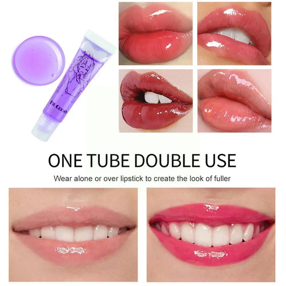 

12g Moisturizing Plumping Lip Gloss Mineral Oil Naturally And Lips Lips Sexy Full Glass Moisturizes B2x1
