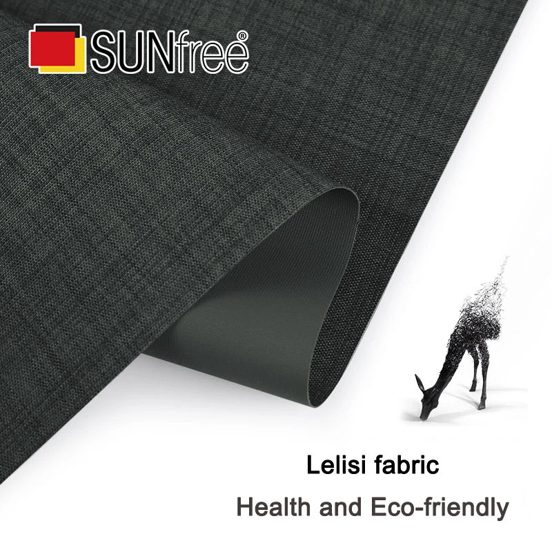 SUNFREE высококачественные светонепроницаемые роликовые жалюзи Lelisi тканевые
