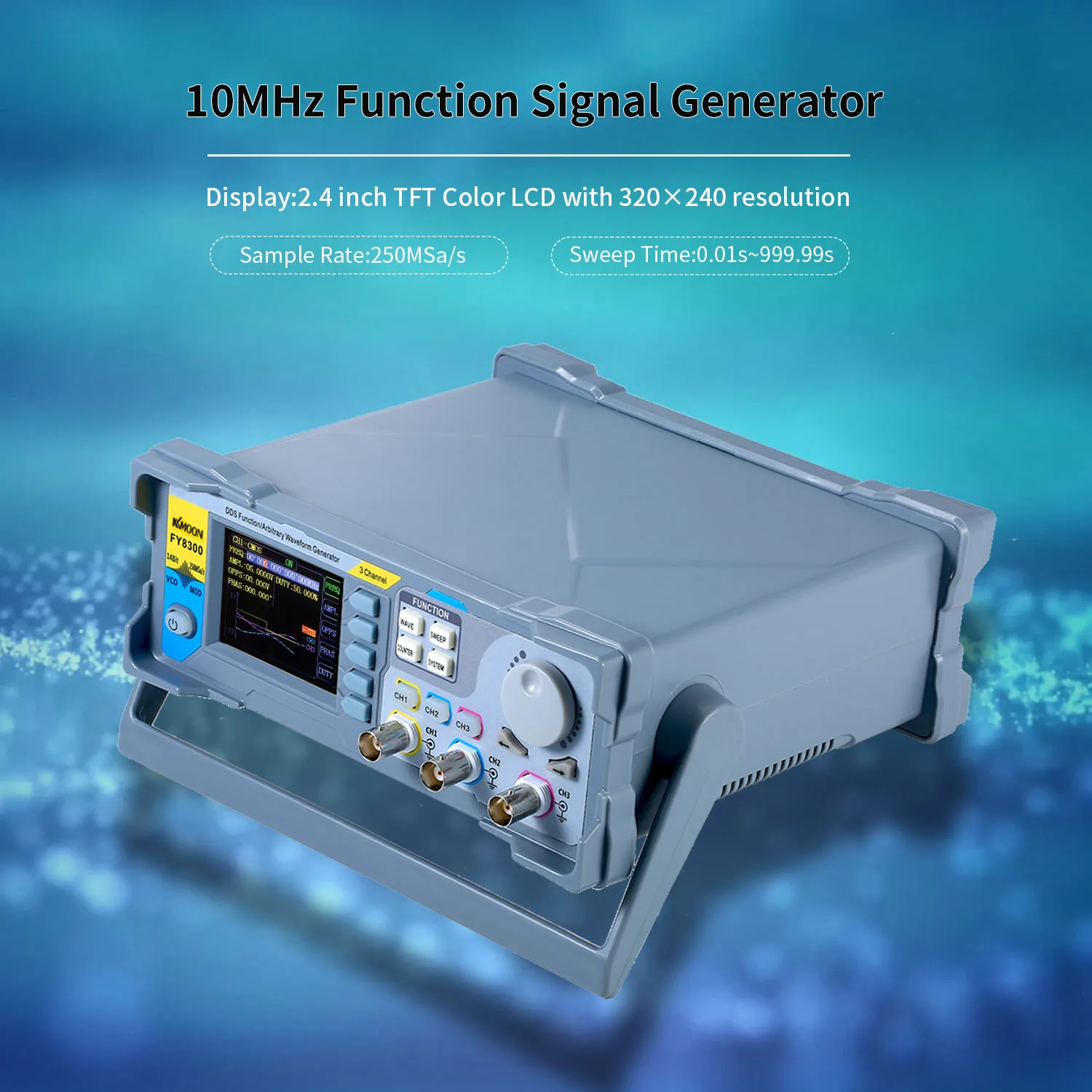 KKmoon FY8300 10M 10 МГц/30 МГц функциональный генератор сигналов цифровой DDS