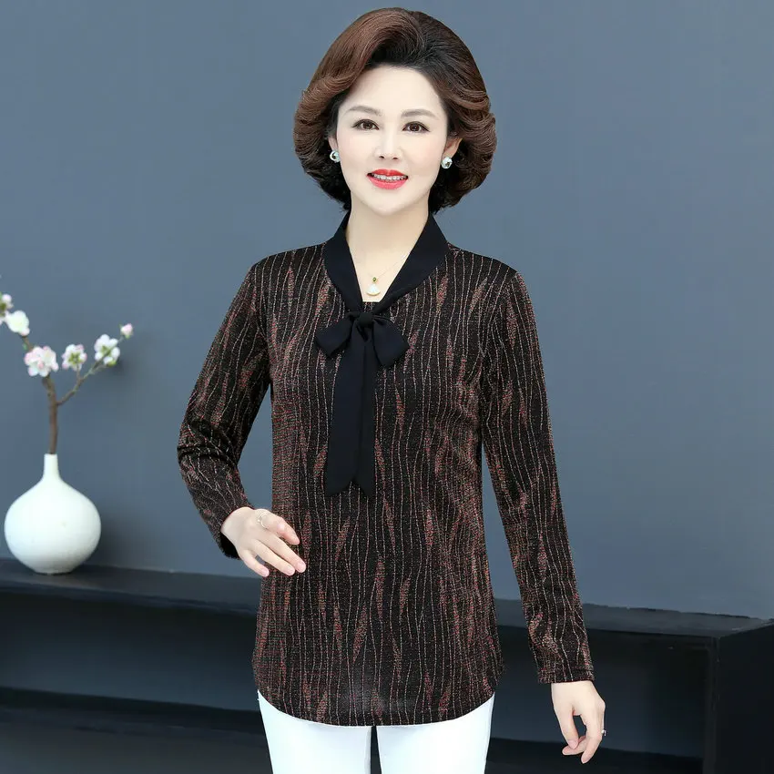 Черные блузки с бантом и воротником красные золотые женские весенние