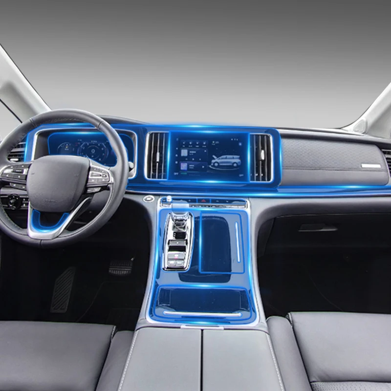 

For Trumpchi M8 2021 Car Interior Center console Transparent TPU Protective film Anti-scratch Repair film Accessories