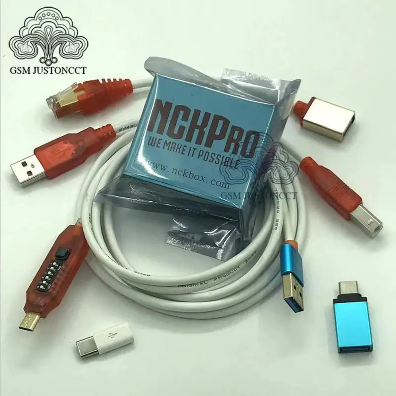 Gsmjustoncct 100% оригинал 2016 Новый NCK pro коробка с 1 кабелем полная
