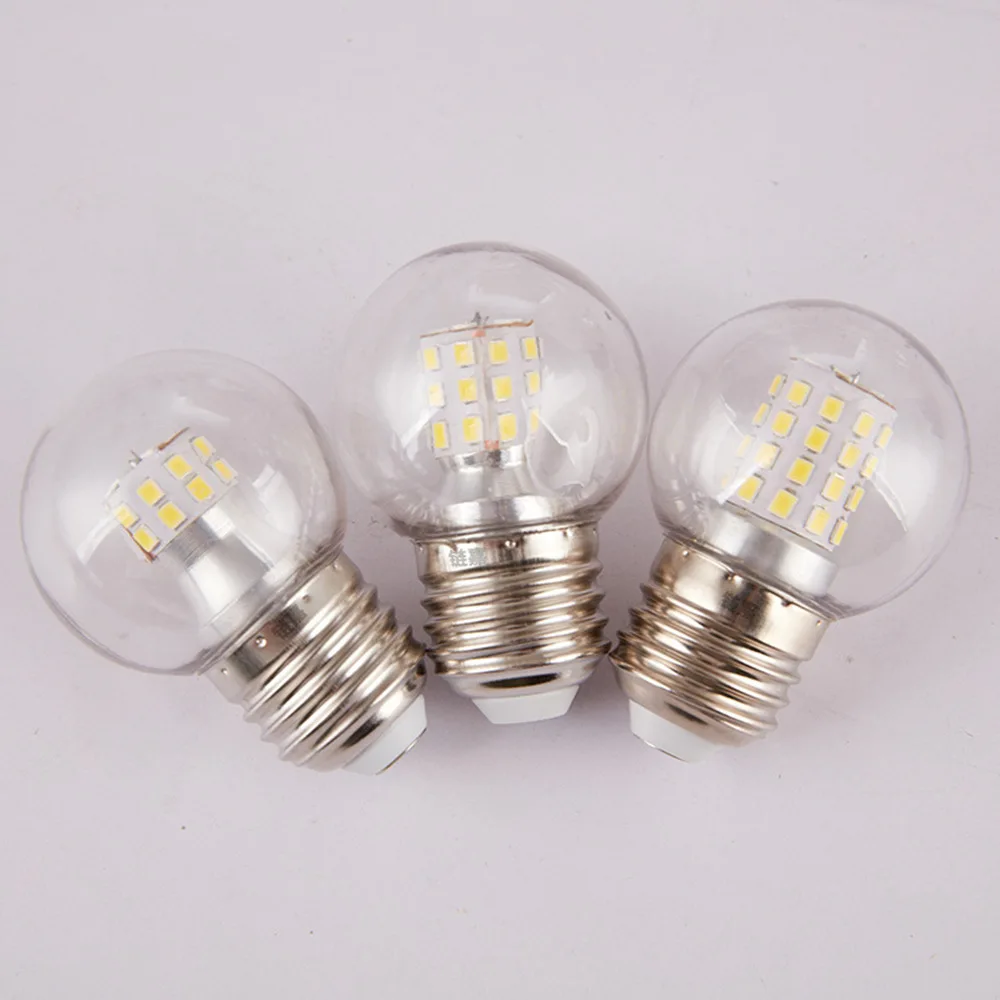 Светодиодная лампа e27 три цвета затемнение прозрачная мини 5 Вт 7 волшебный