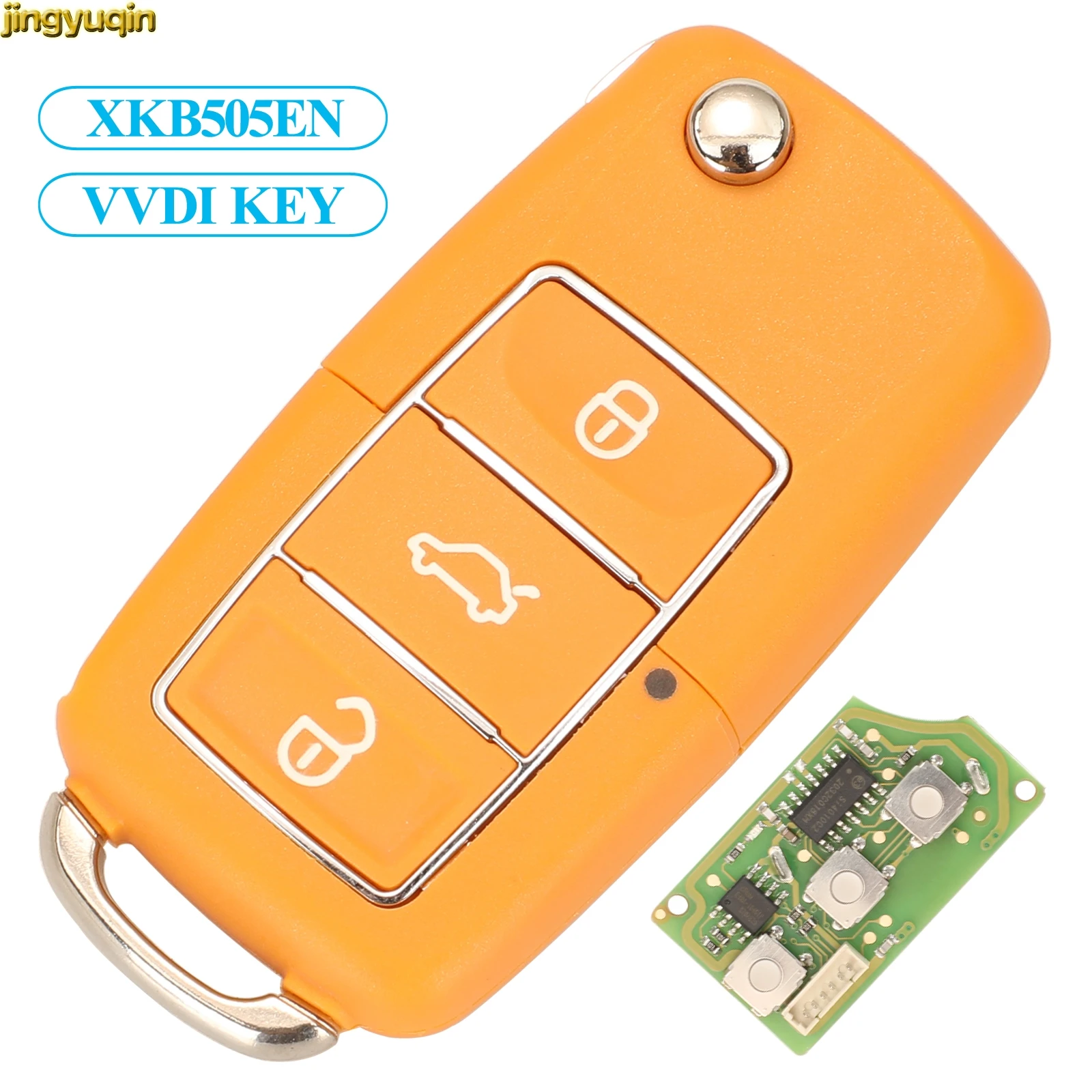 Мини-ключ Jingyuqin XKB505EN VVDI2 инструмент для VW Volkswagen Type Wire VVDI Xhorse пульт дистанционного